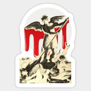 Satan against Angels Sticker